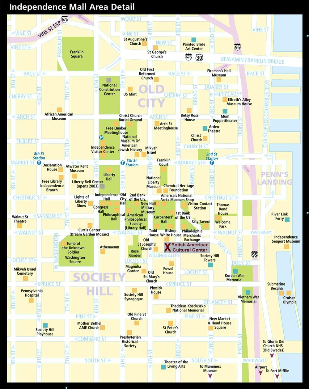地图的历史费城