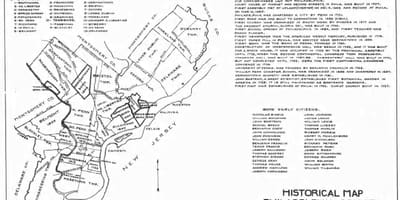 费城县城的地图