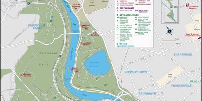 地图fairmount公园费城